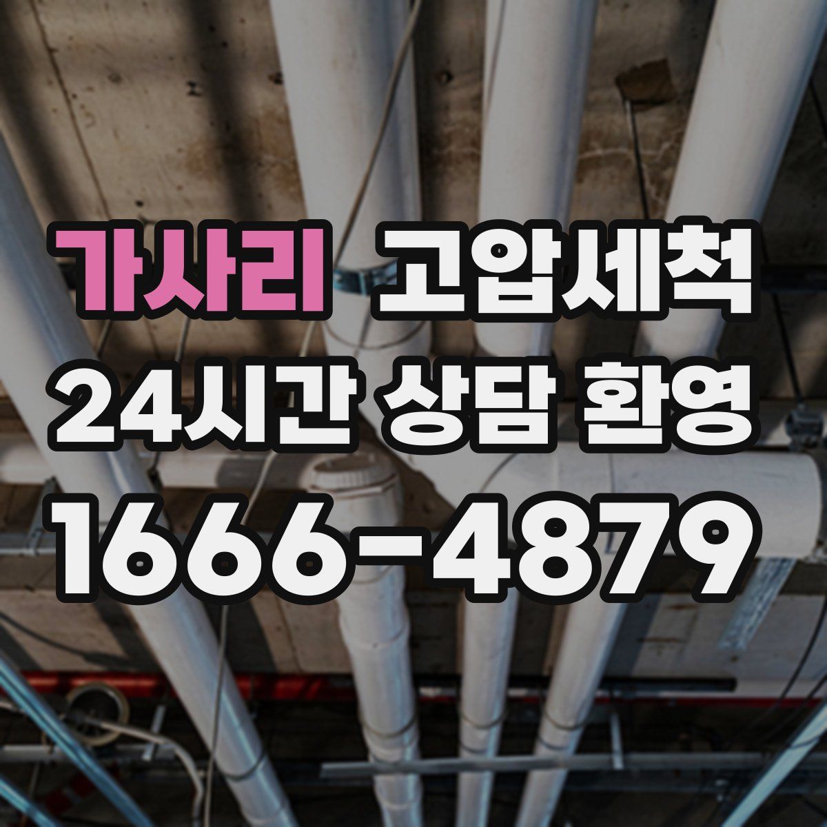 가사리 고압세척