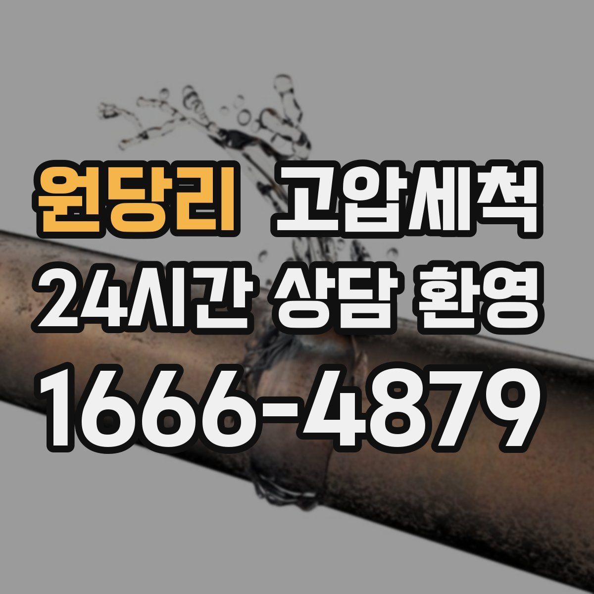 원당리 고압세척