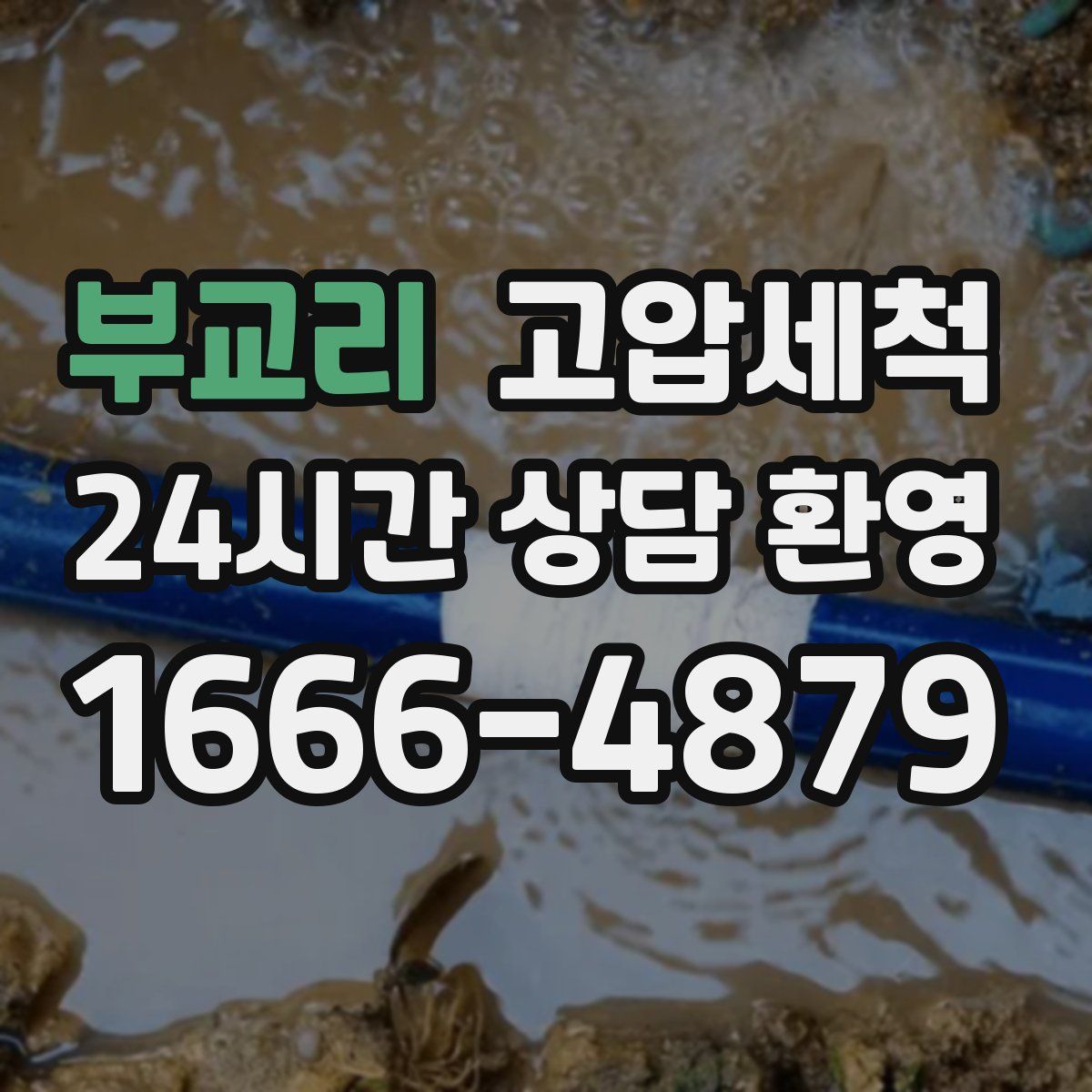 부교리 고압세척