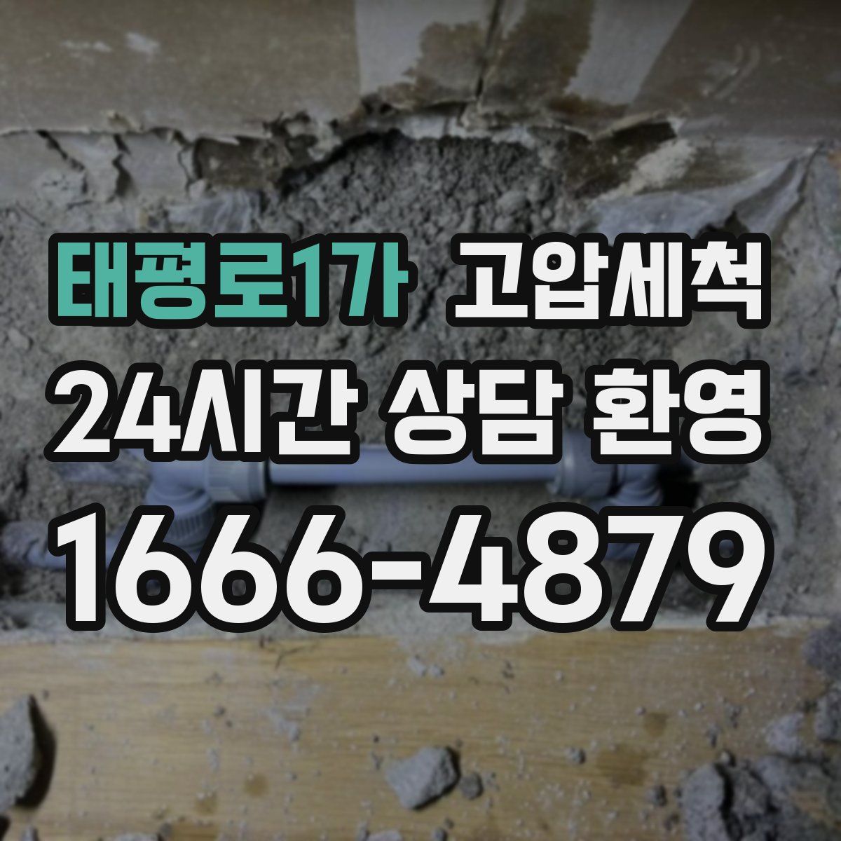 태평로1가 고압세척