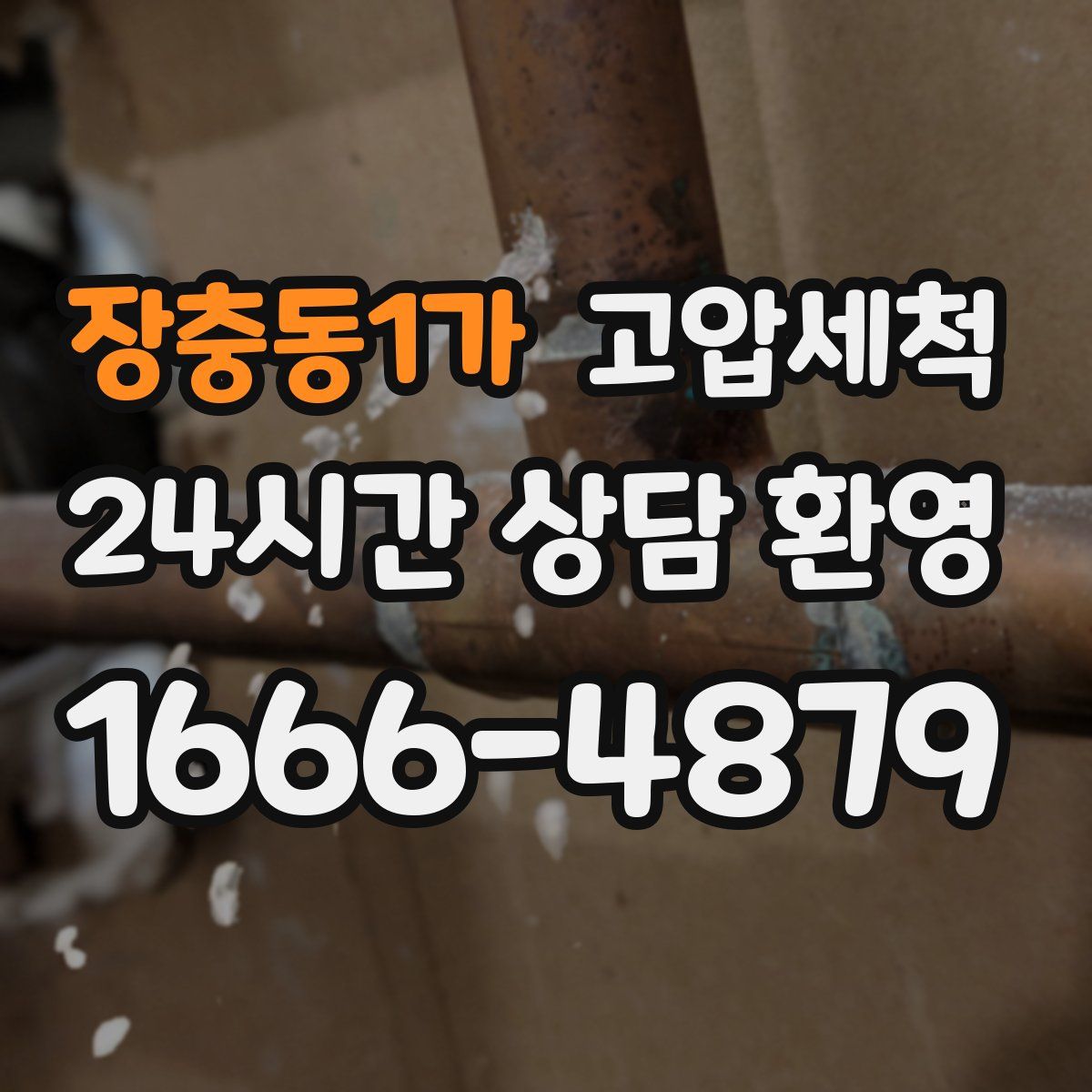 장충동1가 고압세척