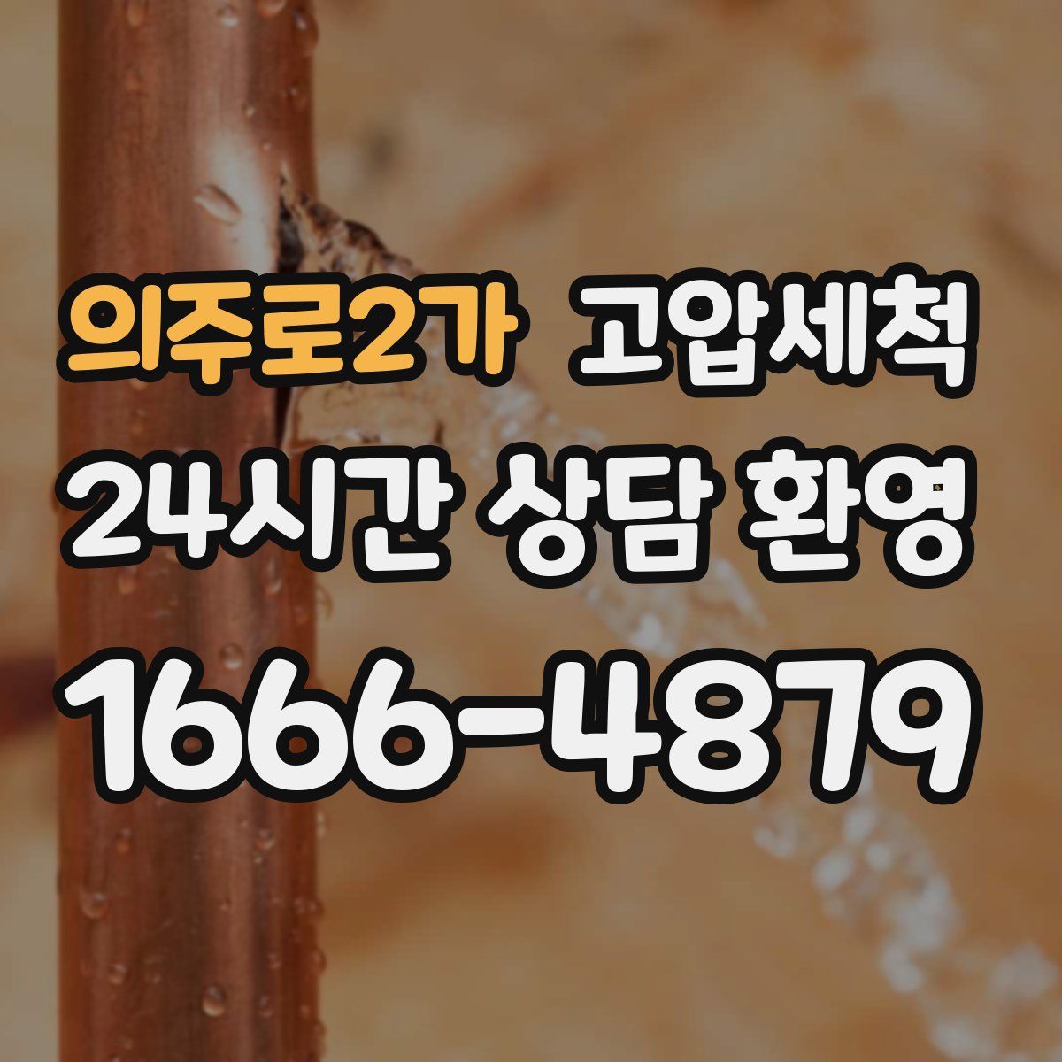 의주로2가 고압세척