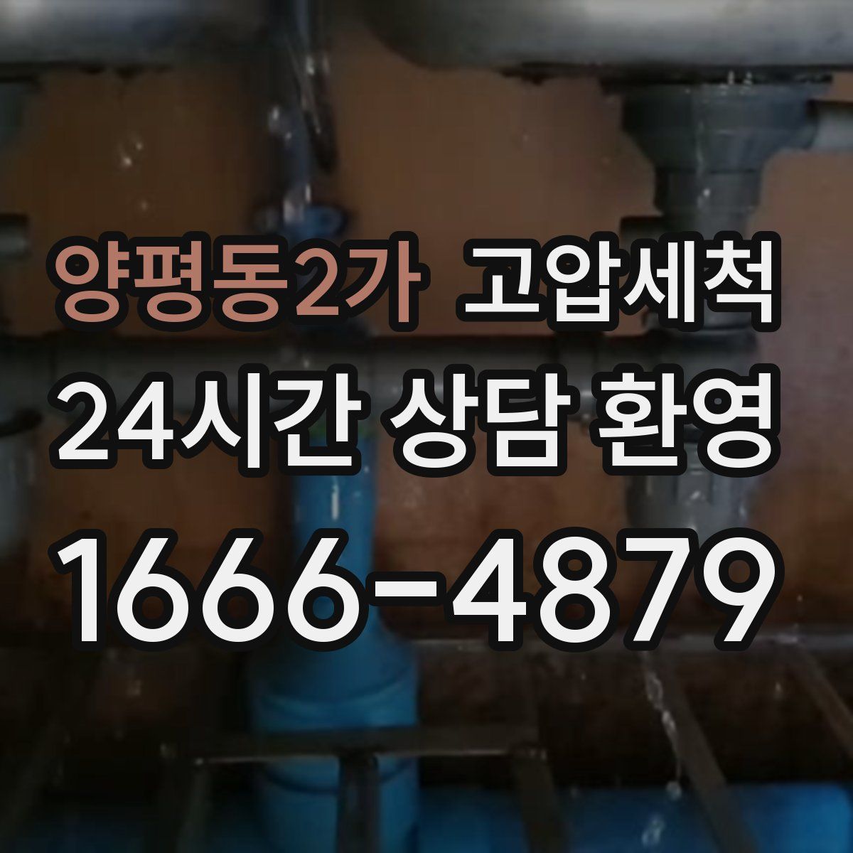 양평동2가 고압세척