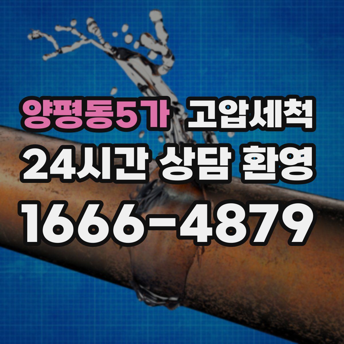 양평동5가 고압세척