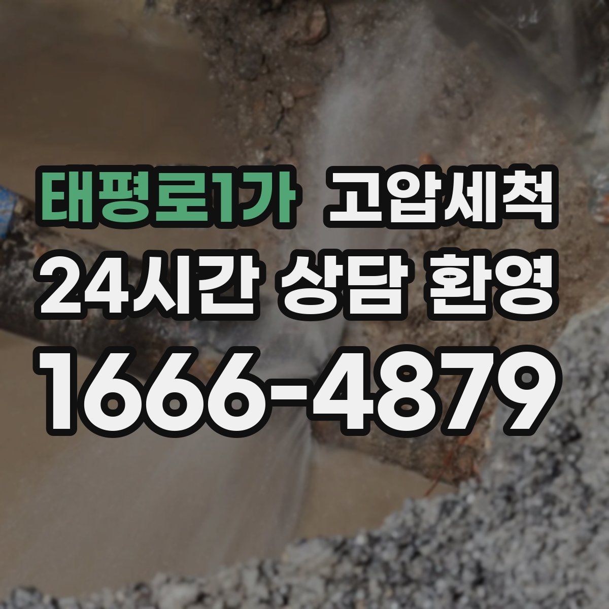 태평로1가 고압세척