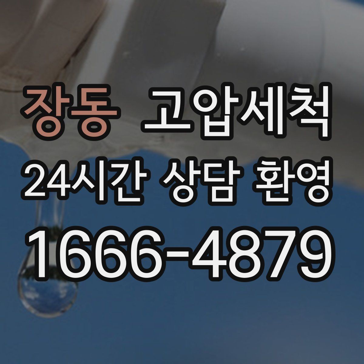 장동 고압세척 하수구 배관 청소 반려동물 가정 배려