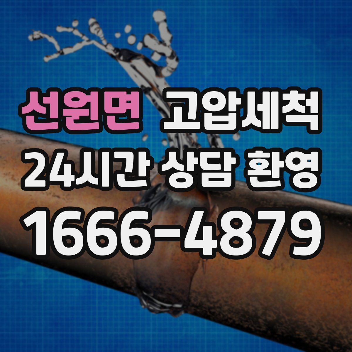 선원면 고압세척