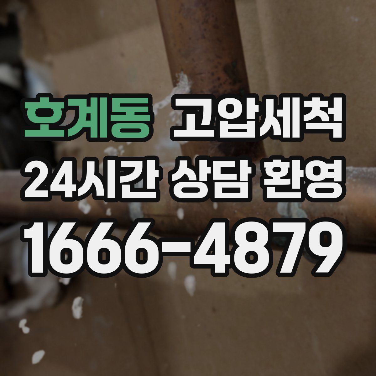 호계동 고압세척