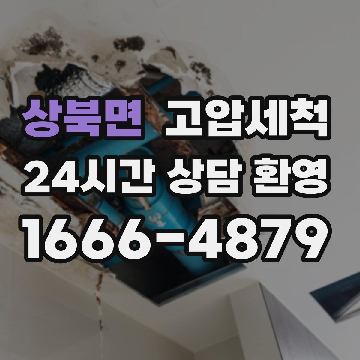 상북면 고압세척