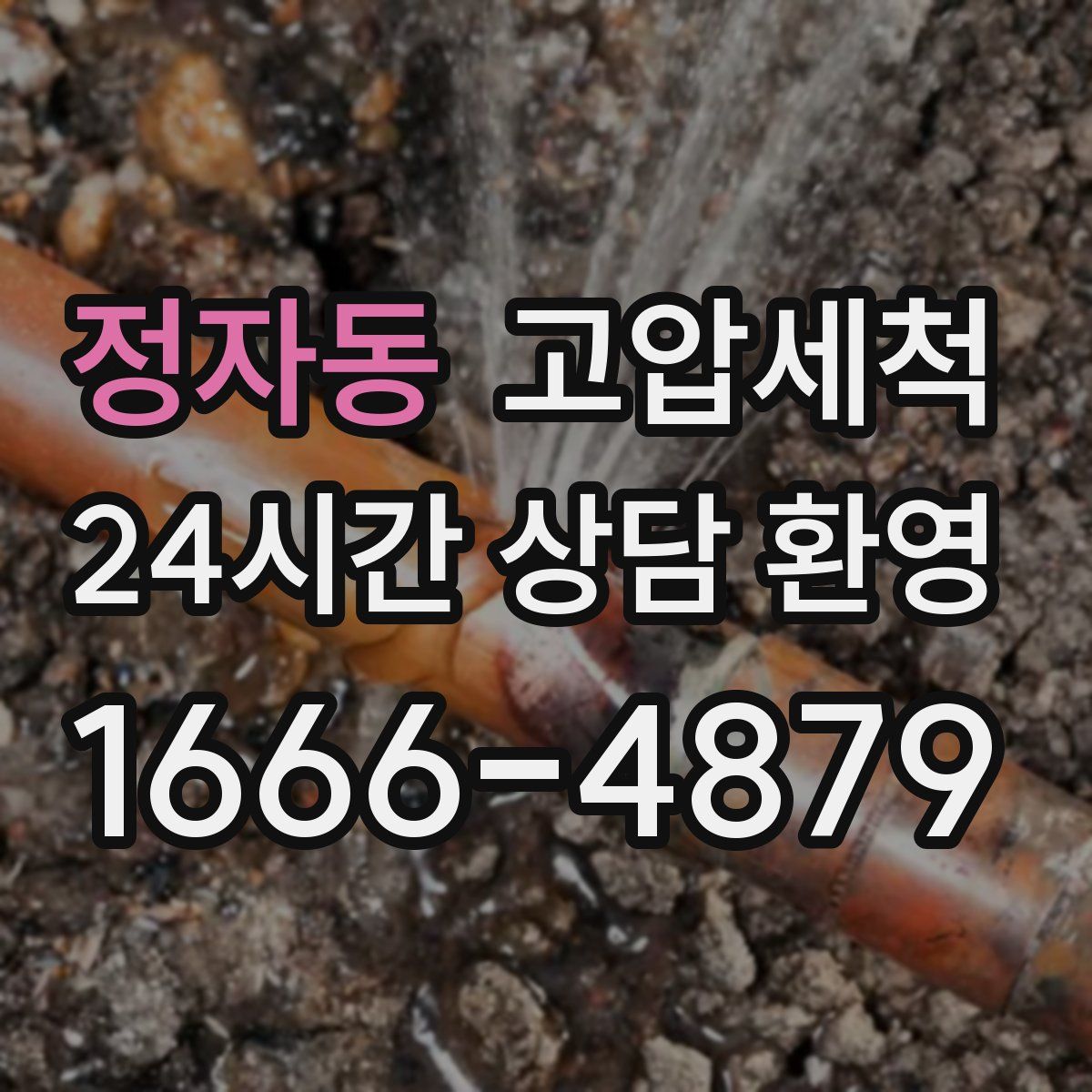 정자동 고압세척