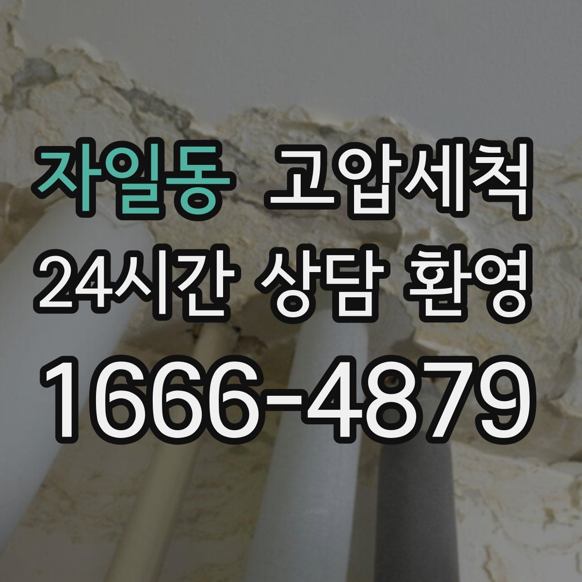 자일동 고압세척