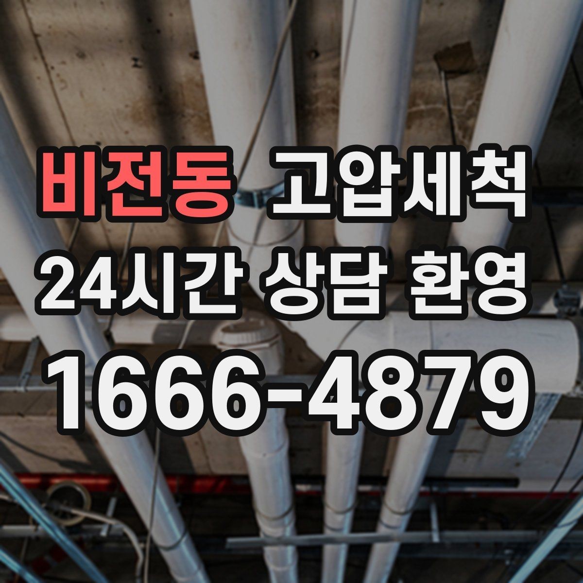 비전동 고압세척 확실한 마무리로 재발 차단