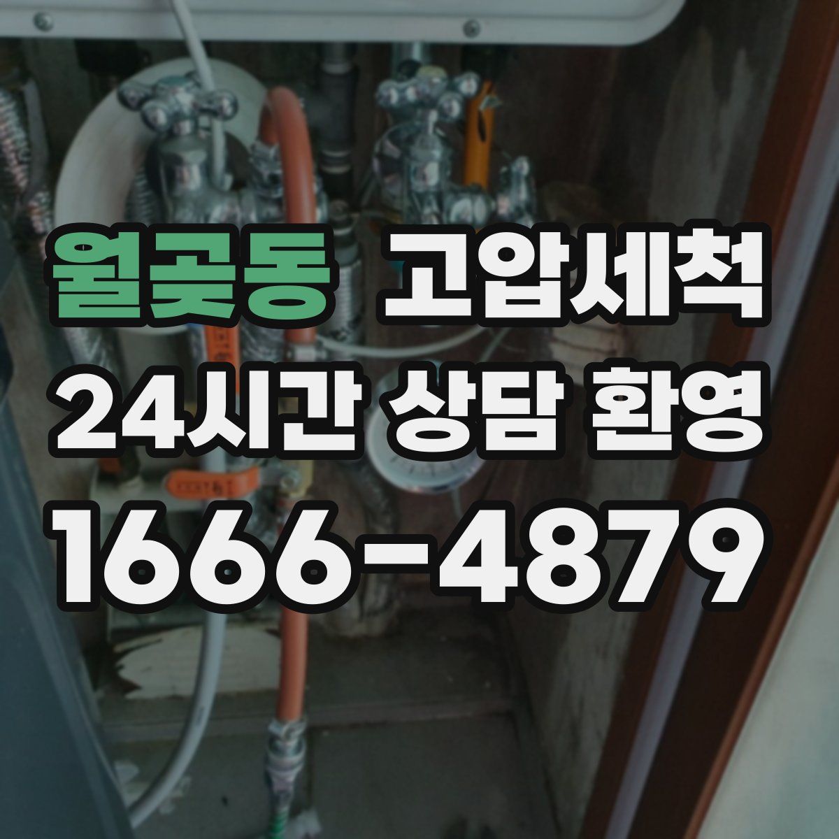 월곶동 고압세척