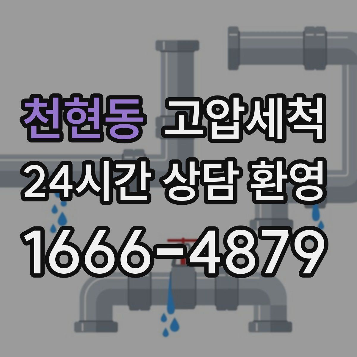천현동 고압세척 하수구 냄새 차단 현관·거실 동시 보호
