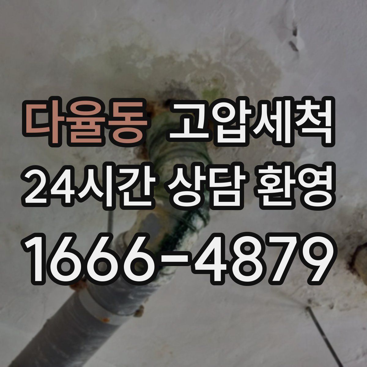 다율동 고압세척