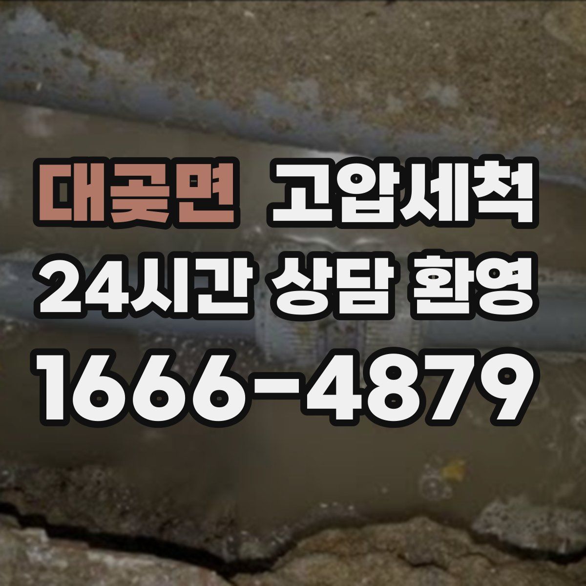 대곶면 고압세척