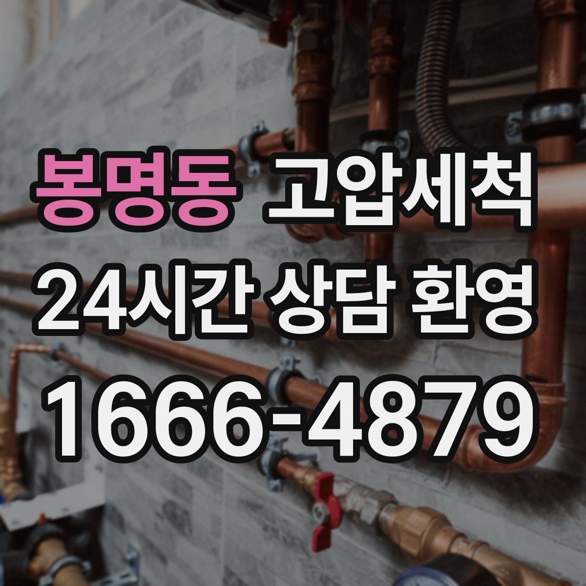 봉명동 고압세척