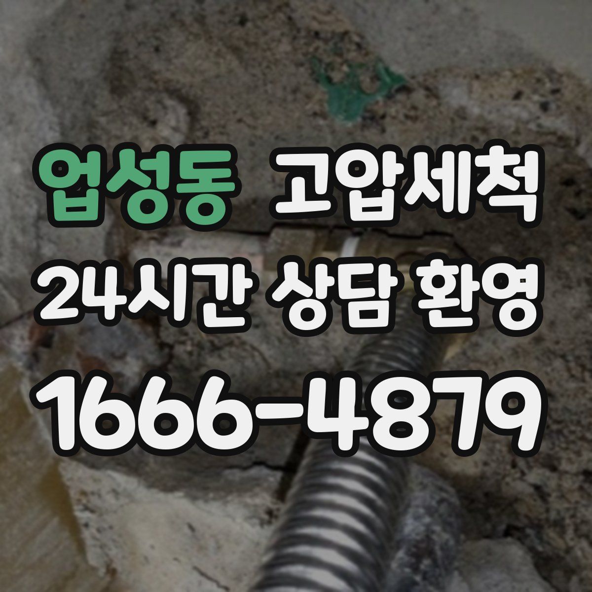 업성동 고압세척