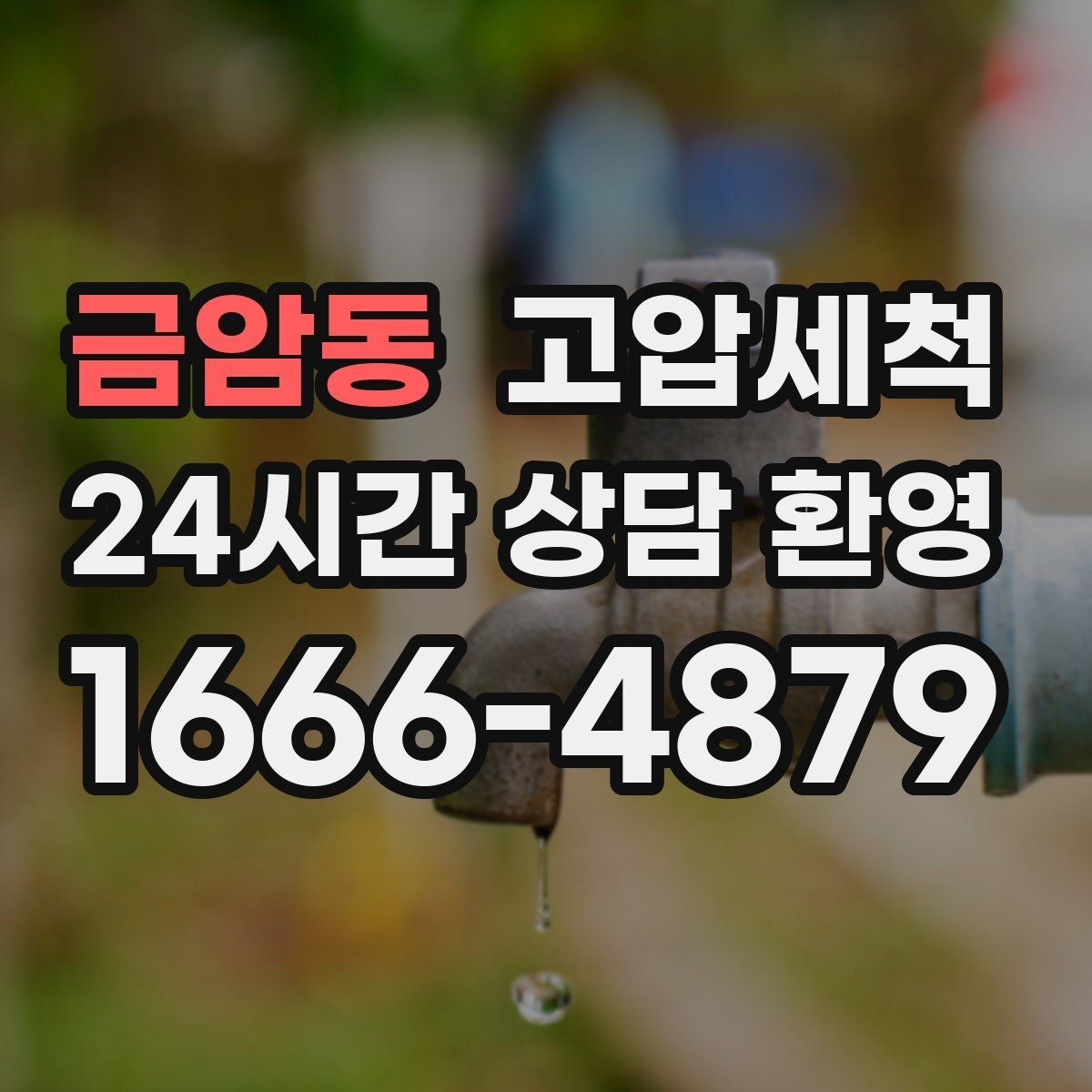 금암동 고압세척 하수구 냄새 제거 배수 소음 동반 시