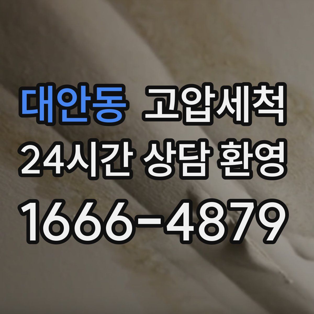 대안동 고압세척