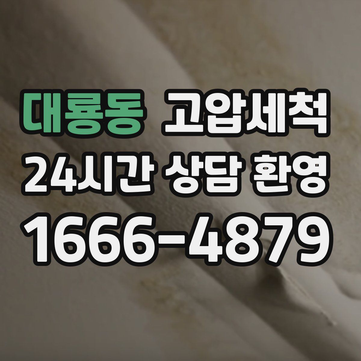 대룡동 고압세척