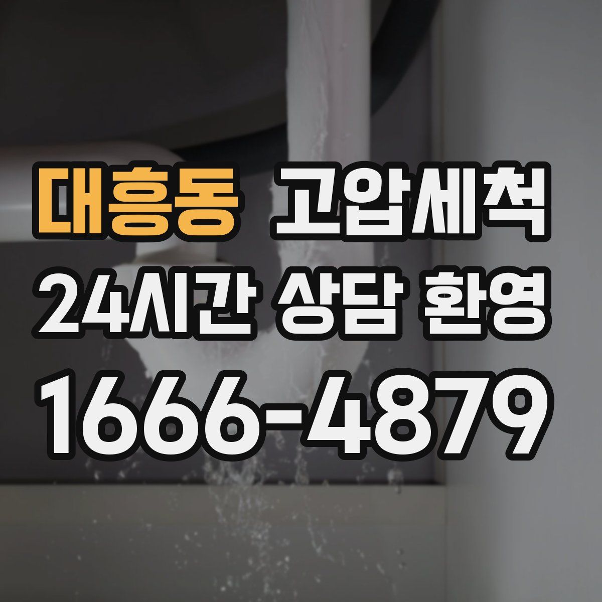 대흥동 고압세척