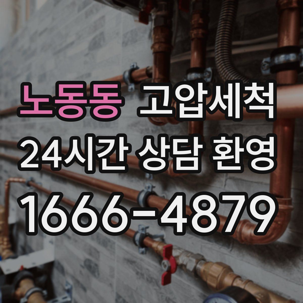 노동동 고압세척