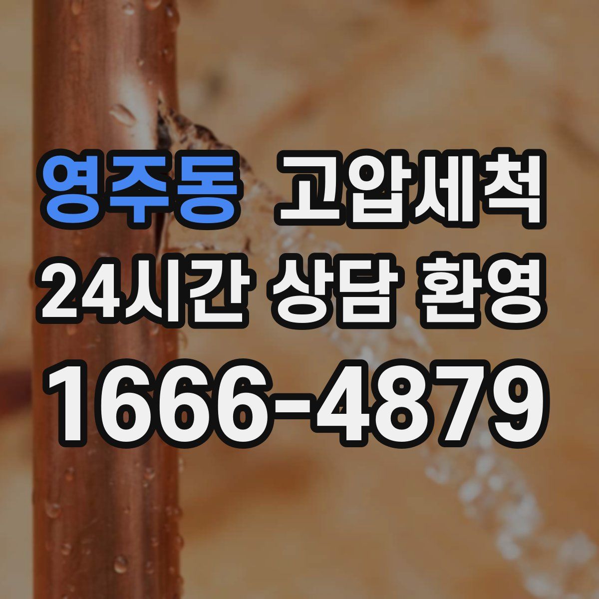 영주동 고압세척