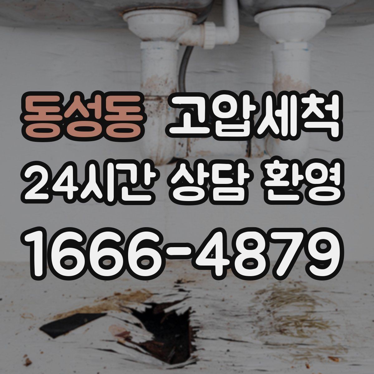 동성동 고압세척 하수구 배관 청소 반지하 습기 라인 케어