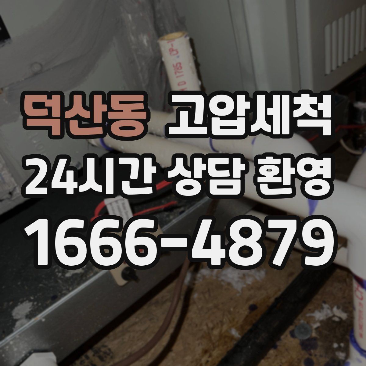 덕산동 고압세척 확실한 마무리로 재발 차단