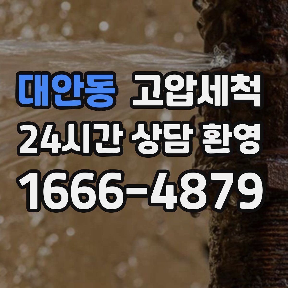 대안동 고압세척