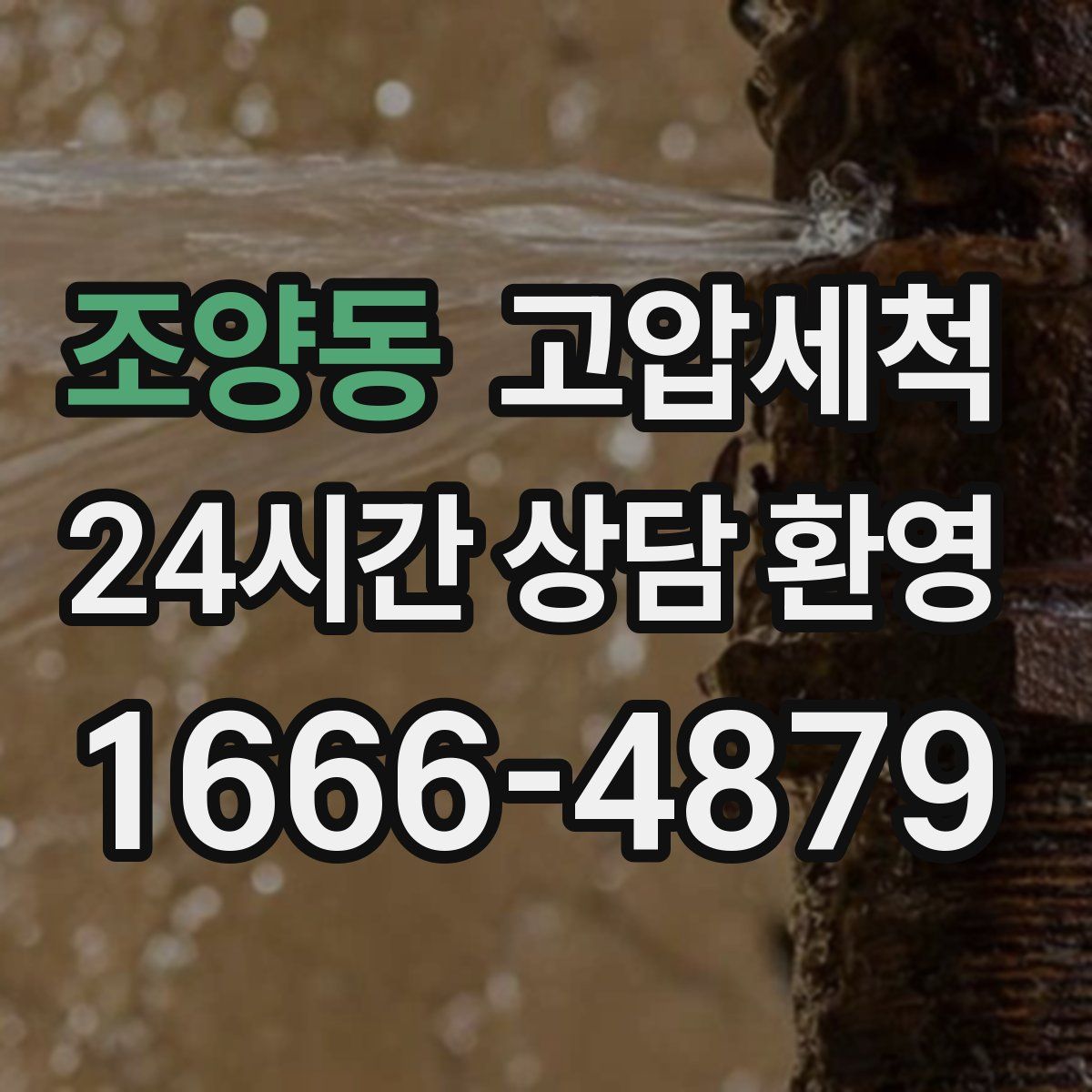 조양동 고압세척