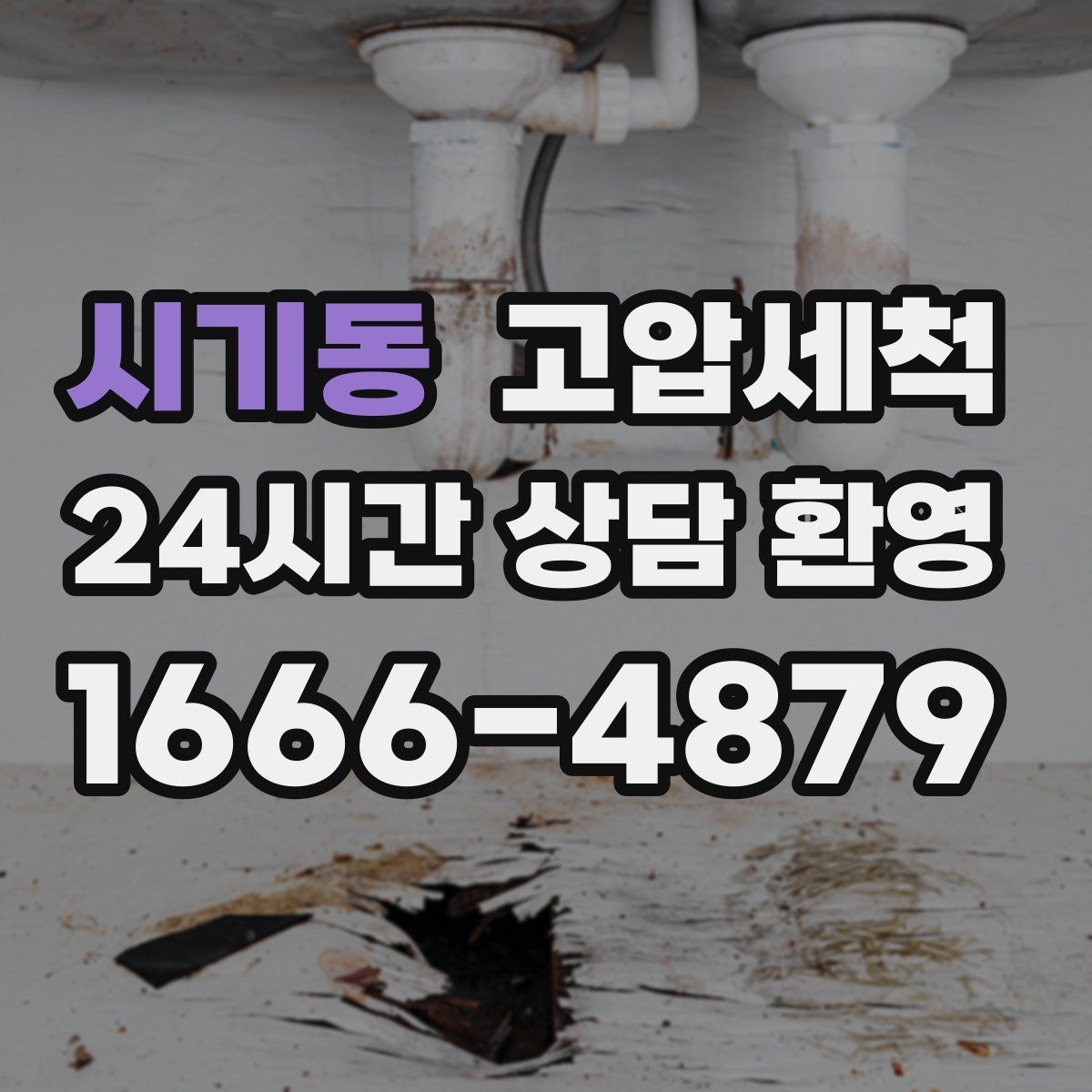 시기동 고압세척 하수구 냄새 제거 장기 유지 컨디션