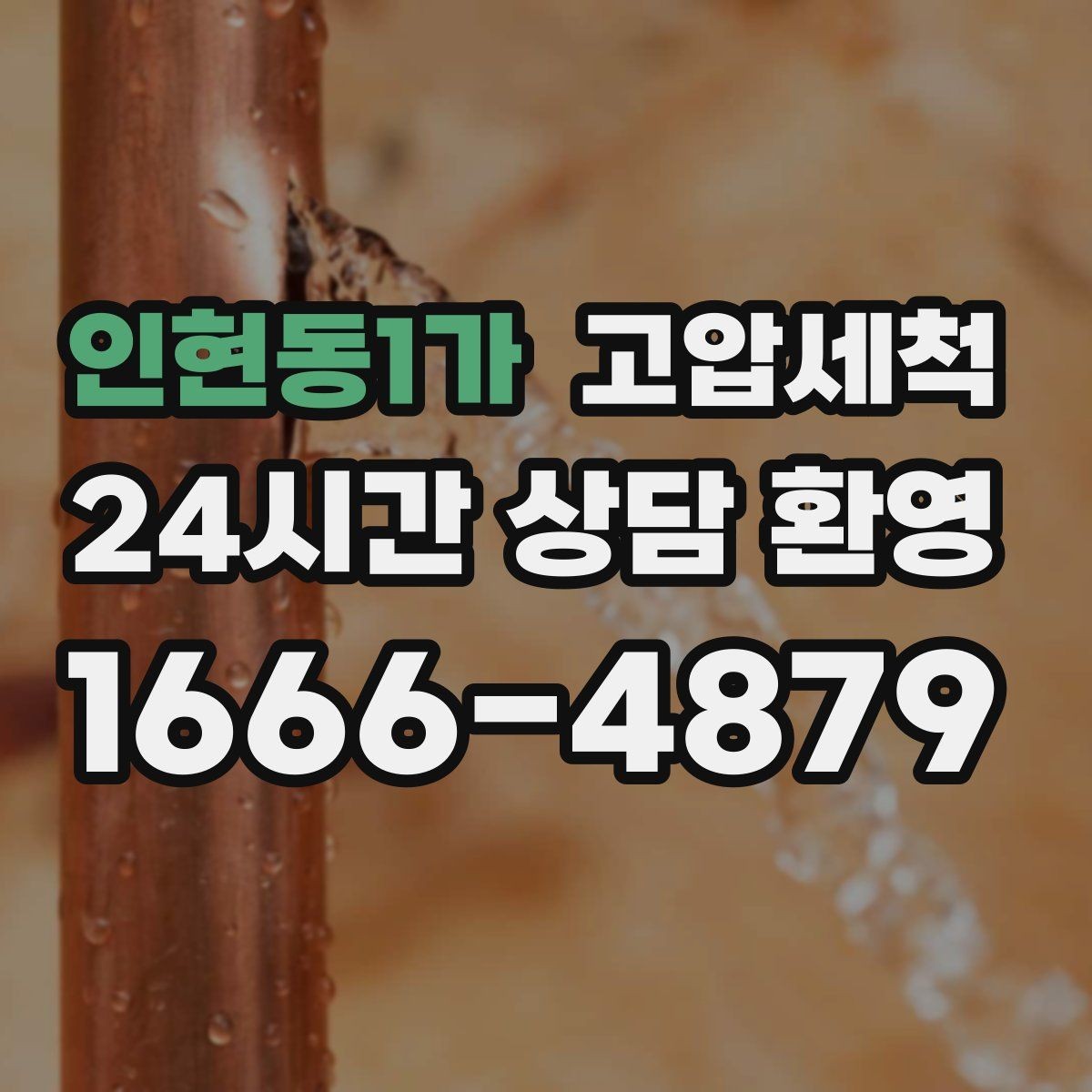 인현동1가 고압세척 하수구 냄새 차단 현관 확산 원천 봉쇄