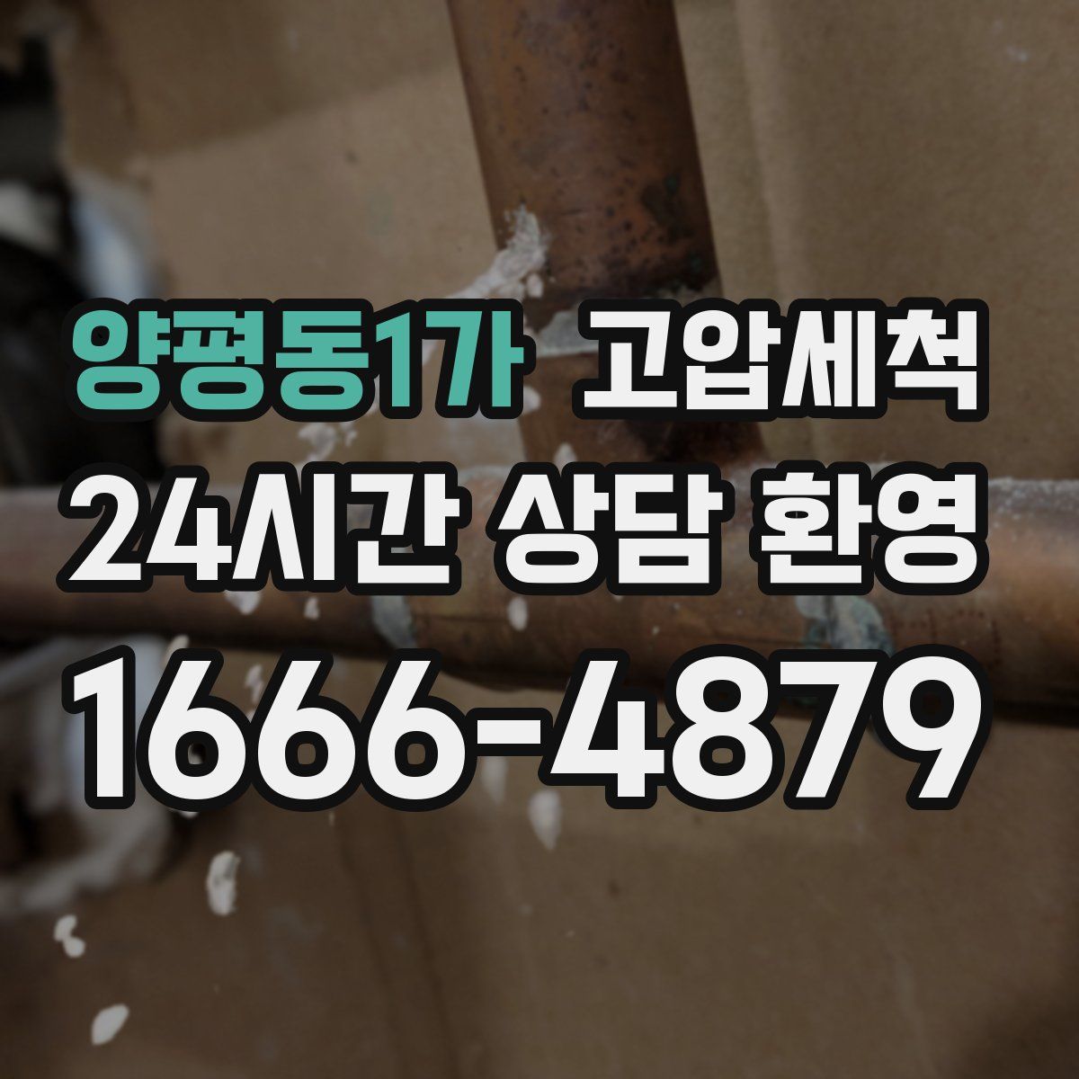 양평동1가 고압세척