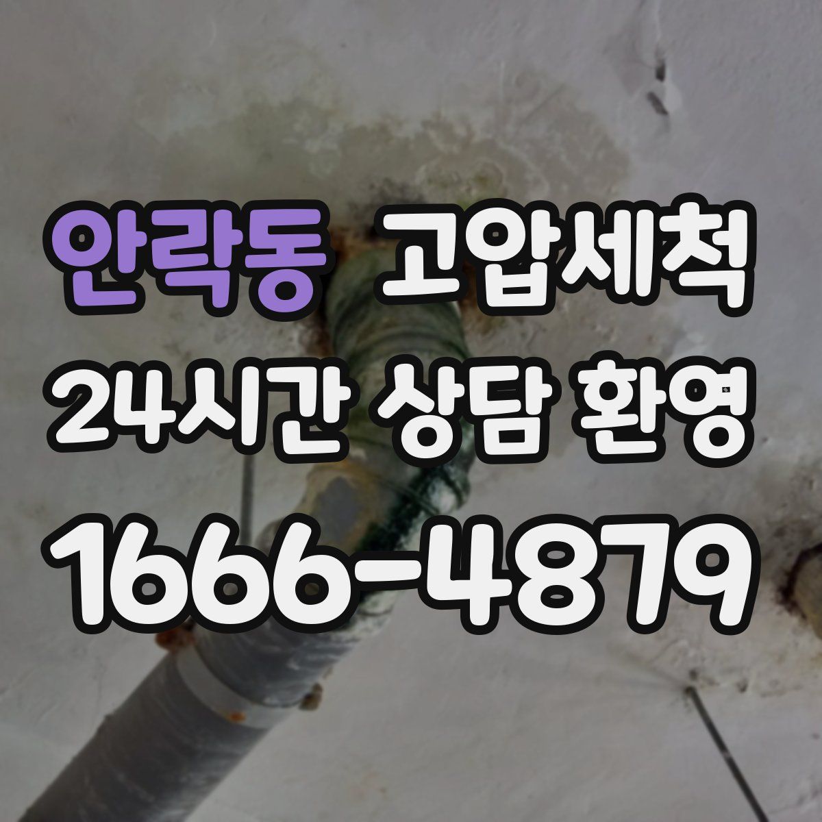 안락동 고압세척