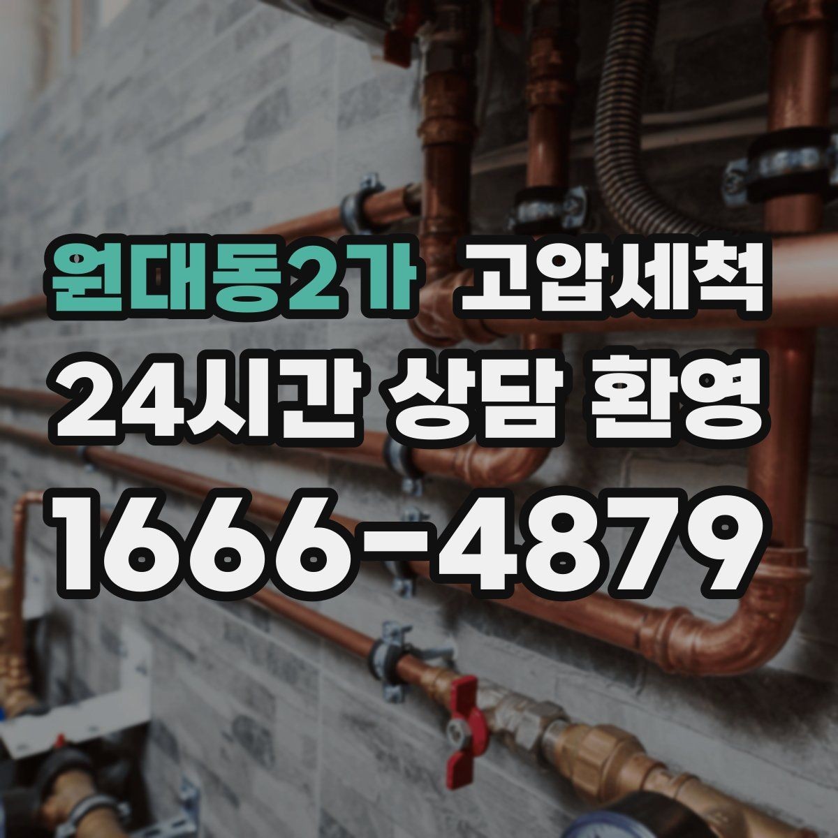 원대동2가 고압세척 싱크대 배관 청소 카페 주방 하루 리셋