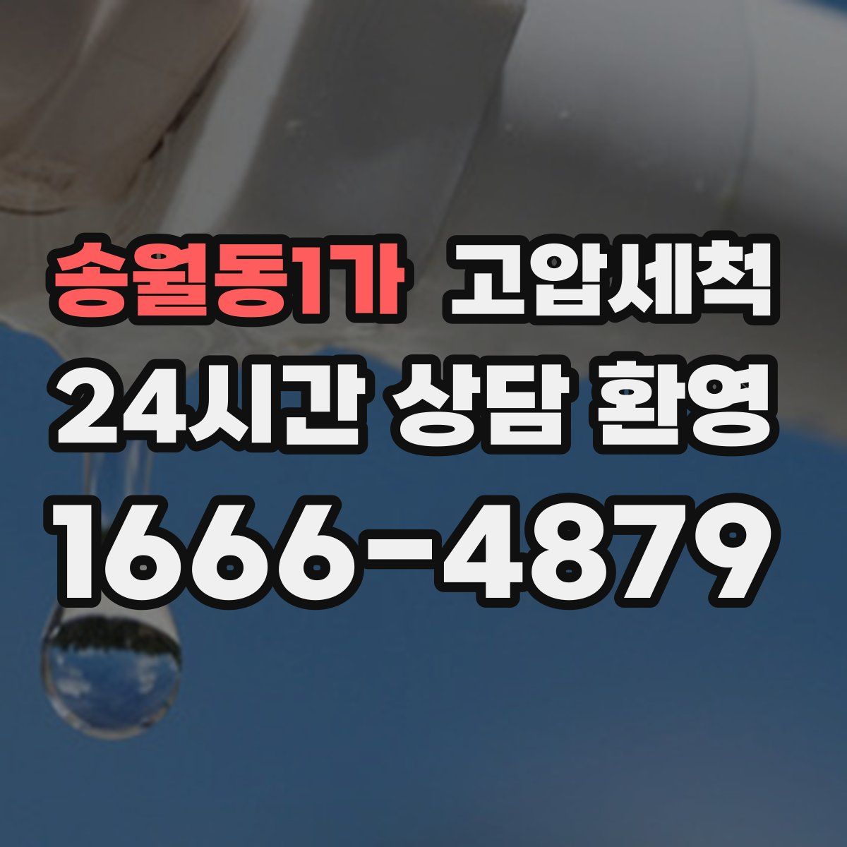 송월동1가 고압세척
