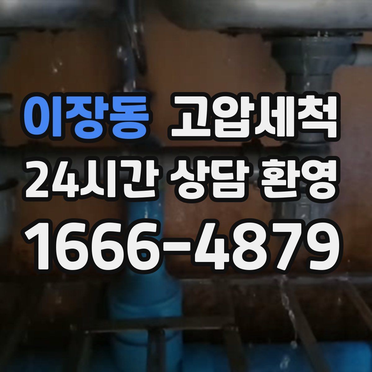 이장동 고압세척 반지하 안 좋은 냄새에 특화된 솔루션