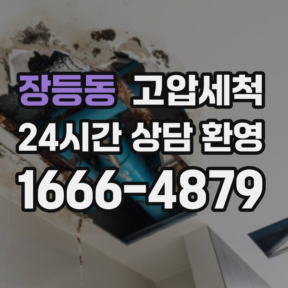 장등동 고압세척 하수구 배관 청소 현관 확산 전 차단