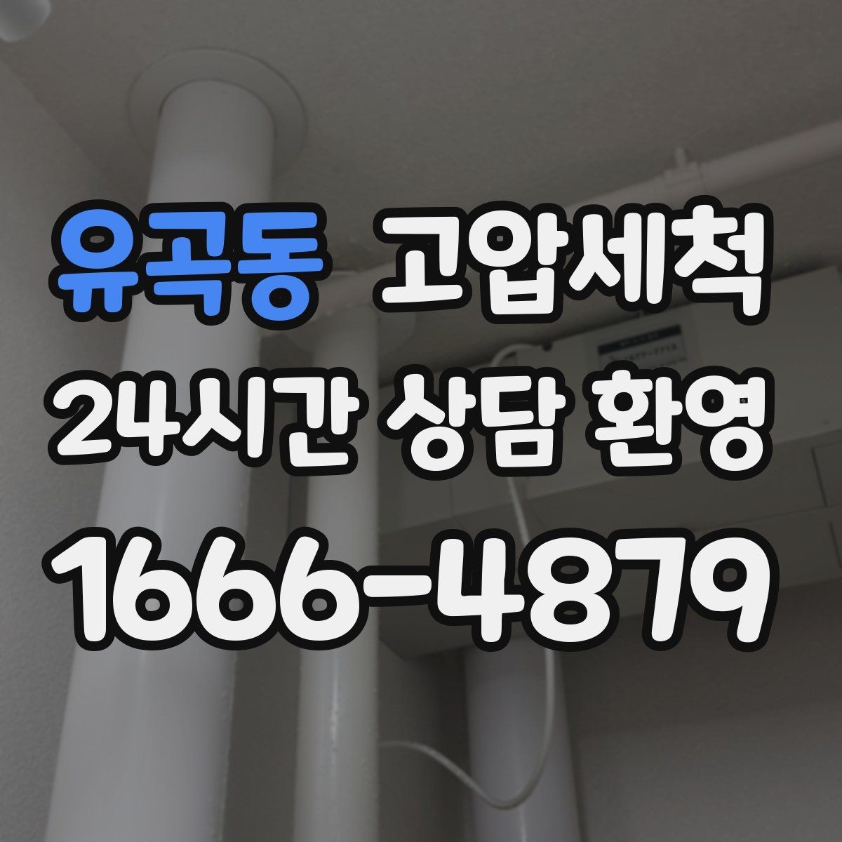 유곡동 고압세척 하수구 냄새 차단 점포 오픈 전 필수