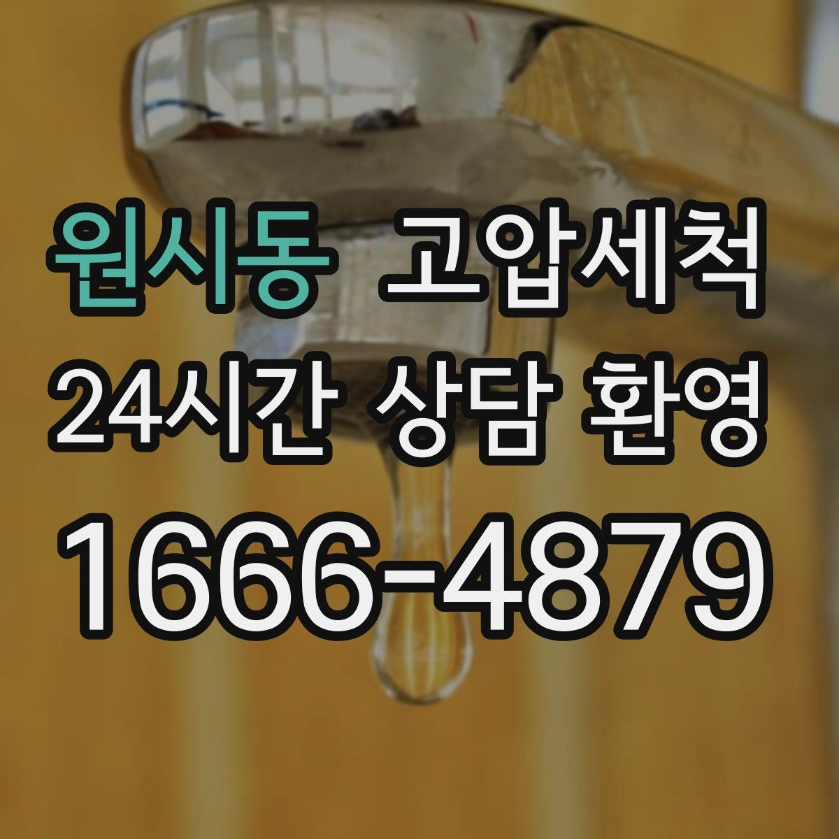 원시동 고압세척