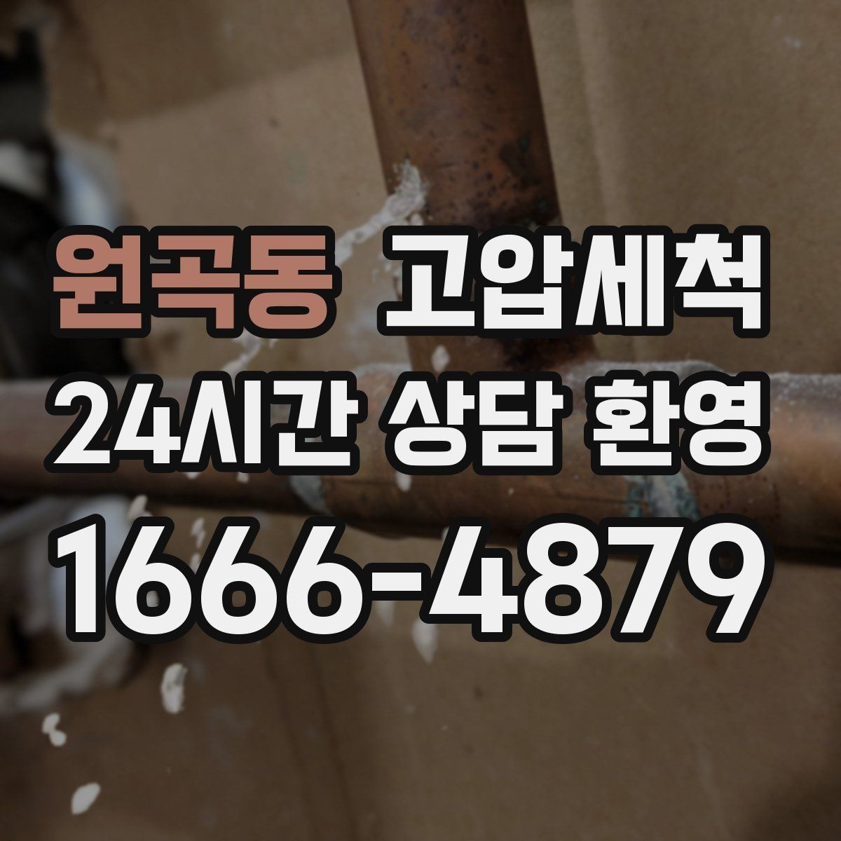 원곡동 고압세척 하수구 냄새 제거 점포 오픈 전 필수
