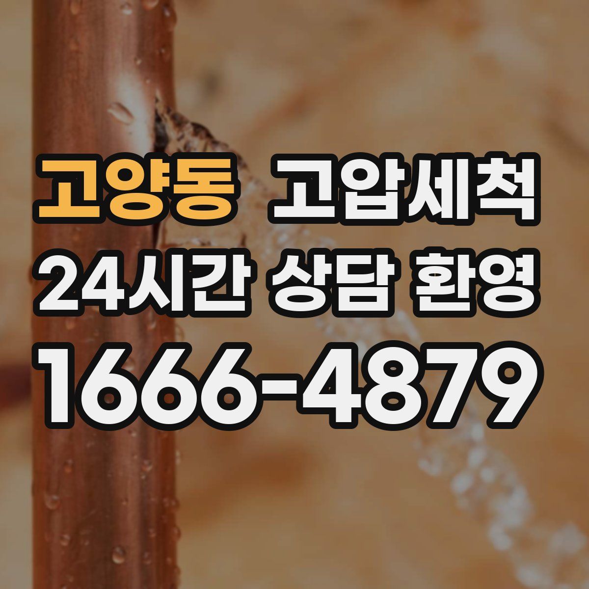 고양동 고압세척