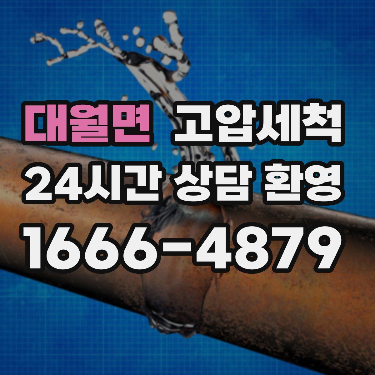 대월면 고압세척
