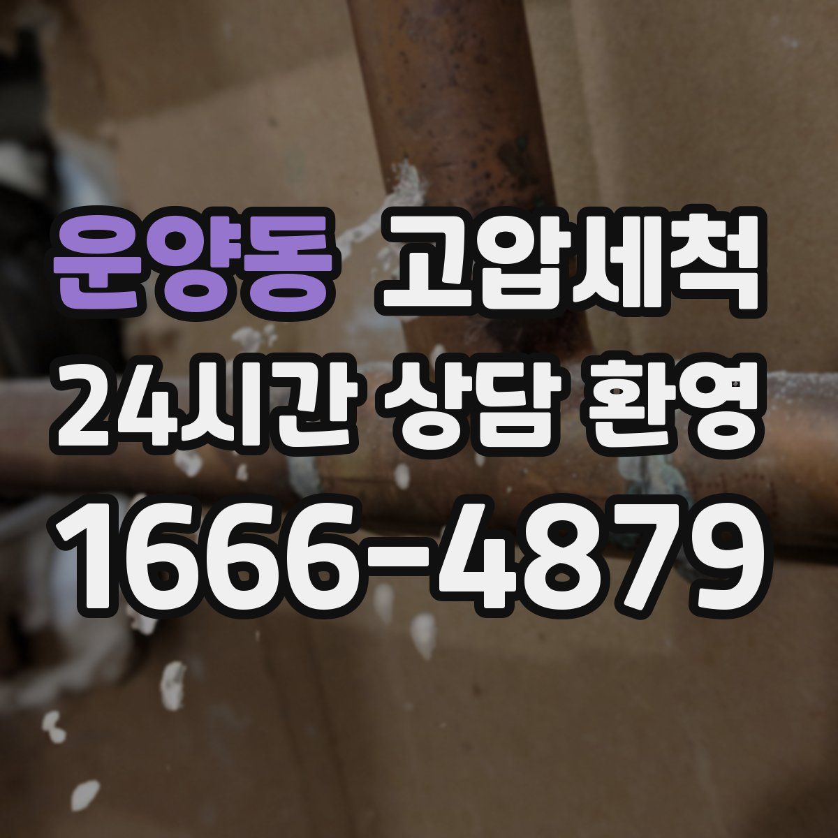 운양동 고압세척