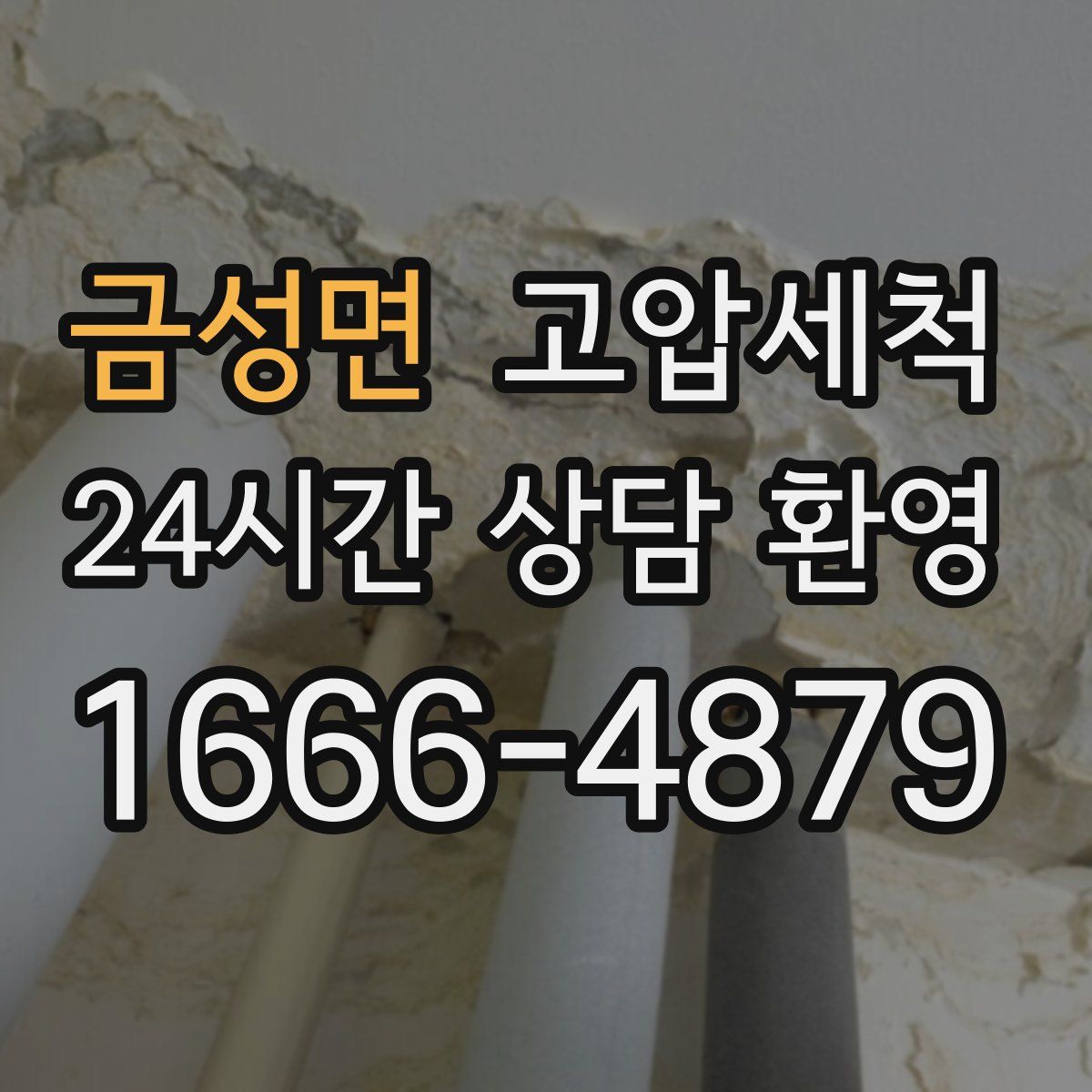 금성면 고압세척