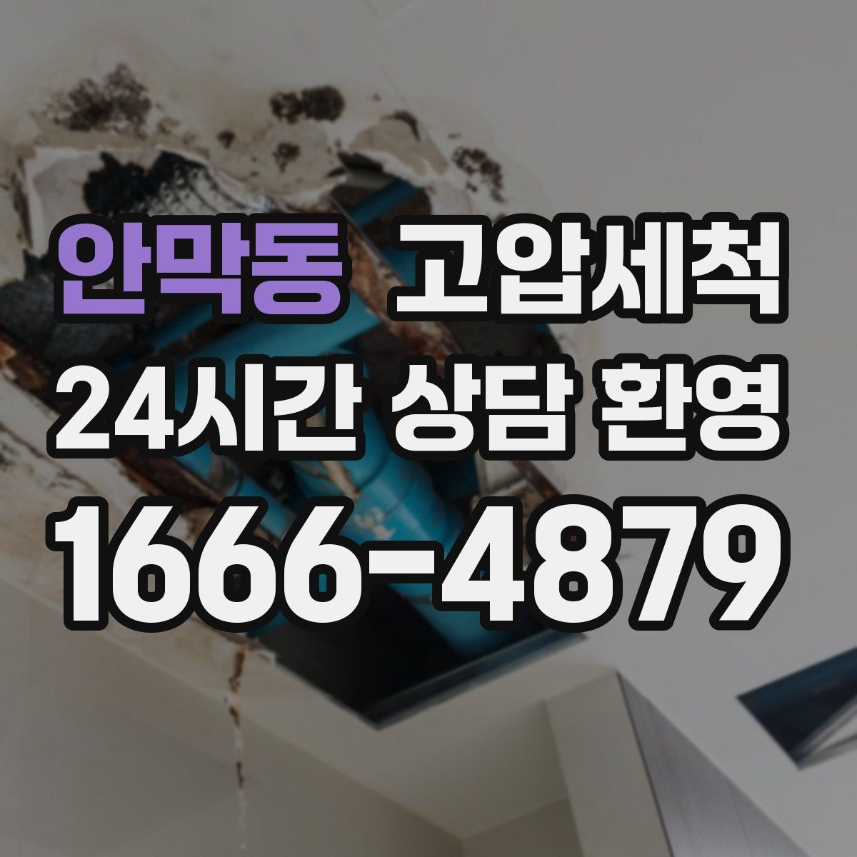 안막동 고압세척