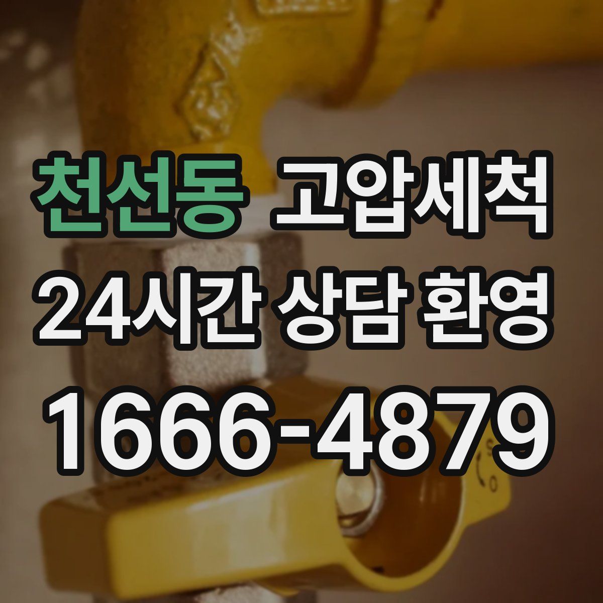 천선동 고압세척