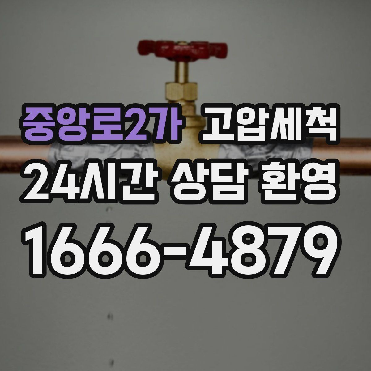중앙로2가 고압세척 화장실 하수구 냄새 장마철 특화 플랜